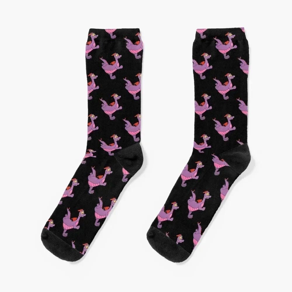 

Happy Running Figment Socks Non-slip kawaii with print custom Socks Woman Men's