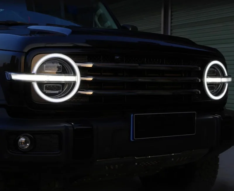 Fit for GWM Tank 300 High Quality Jungle Eye Daytime Running Light Car Headlight Decoration Streamer LED Light Easy Installation