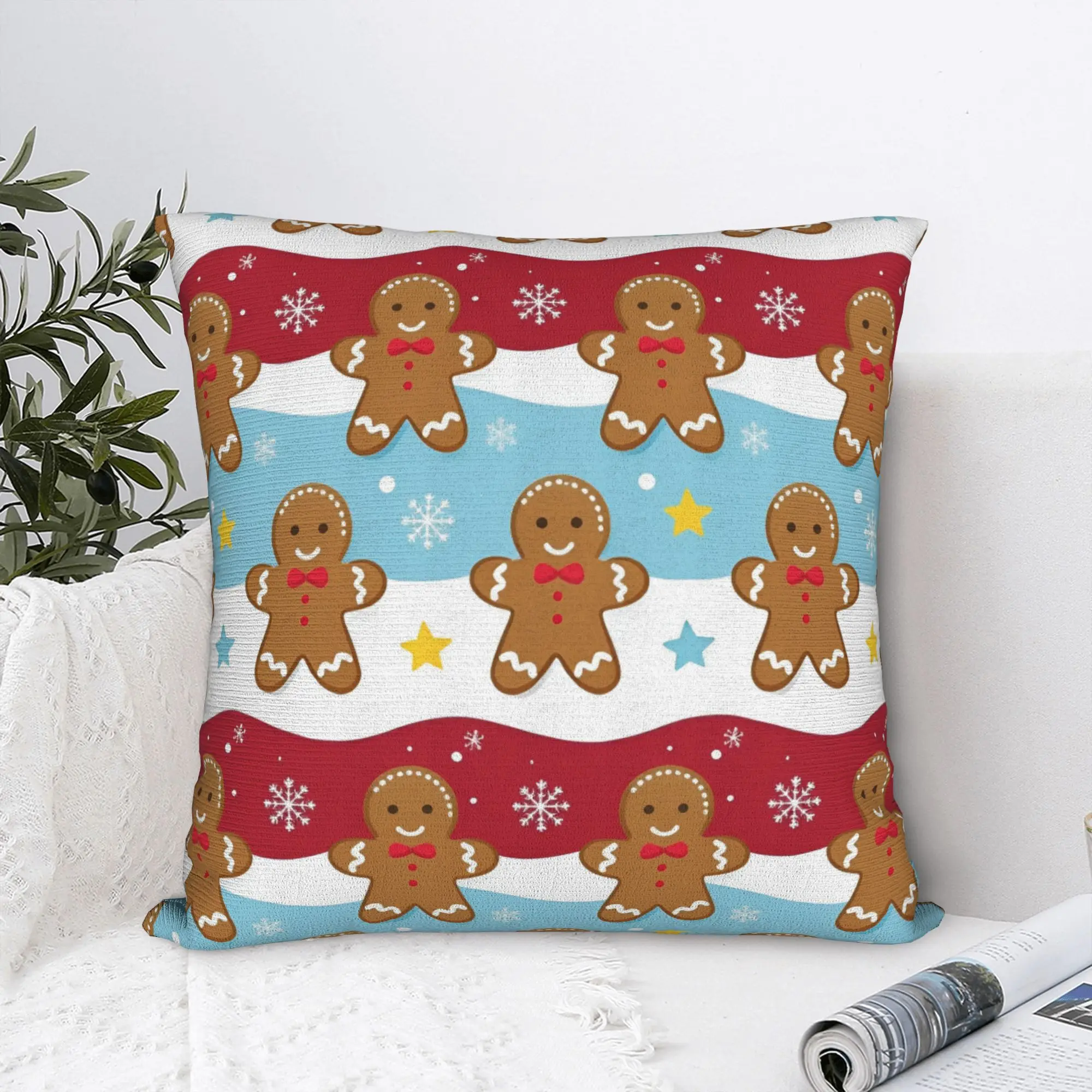 Trendy Home Christmas xmas Santa Claus Decoration Pillowcases Accessories  Pillow Covers Square Multiple Sizes