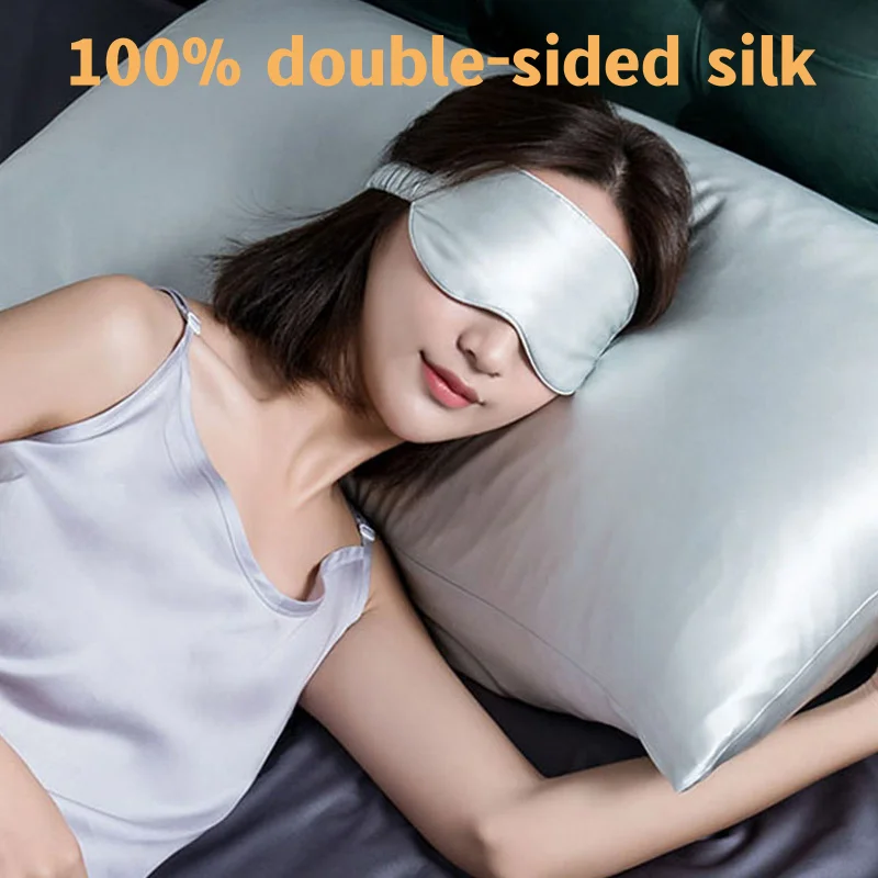 

Silk Pillowcase Pure 100 Silk - Double Sided Mulberry Silk Pillowcase for Hair & Skin, Home Bedding Pillowcase Pillow Case