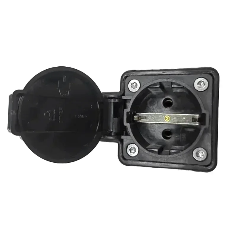 32A 7KW 1 fase V2L IEC62196-2 tipe 2 ke 220V Universal EU Schuko soket EV adaptor Discharger mobil