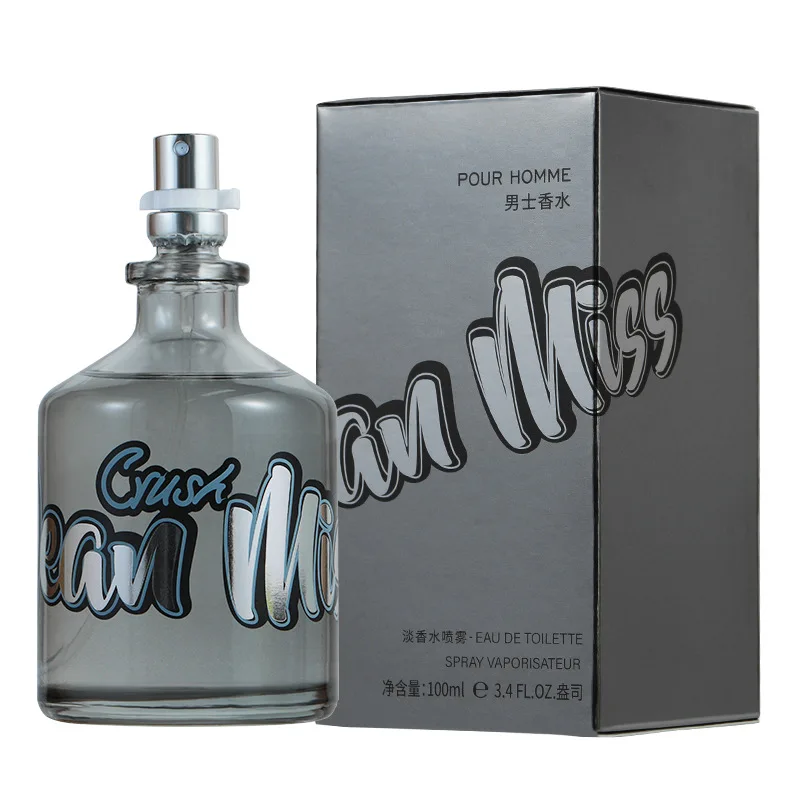 Perfume JEAN MISS CURVE CRUSH para hombres árabes 100ml agua agua de Toilette Spray corporal fragancia de diseñador regalo Original de lujo para hombre