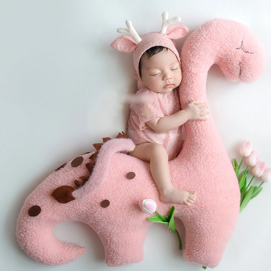 Accesorios de fotografía recién nacido para bebé, dinosaurio posado creativo, traje de animales bonitos, accesorios de sesión de fotos en estudio, accesorios para sesión de fotos