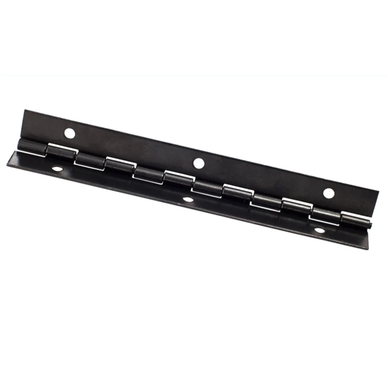 270 degree open Long Hinge Long Line L380mm L153mm 1mm thick Iron black piano furniture hinge with free screws Cabinet Hinges