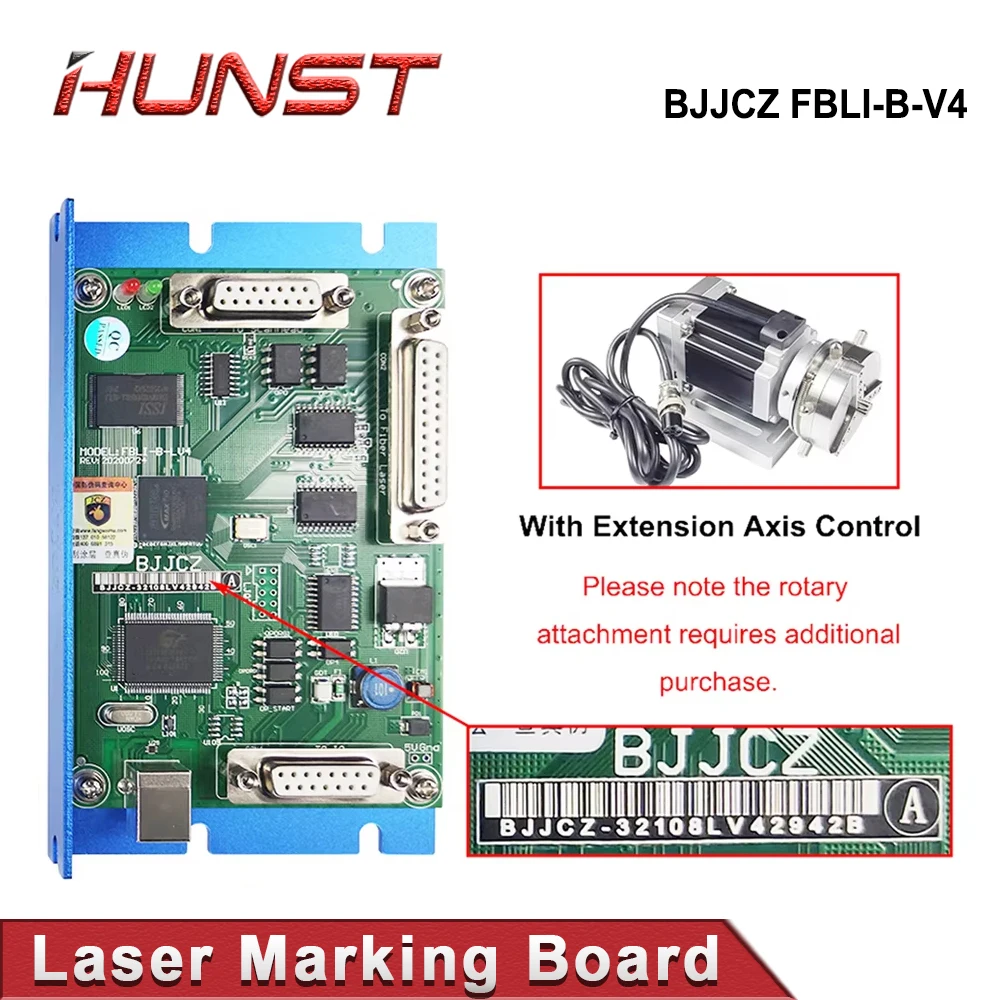 HUNST BJJCZ Laser Controller Original Card JCZ Control Board FBLI-B-LV4 Ezcad for IPG Raycus JPT MAX Fiber Marking Machine