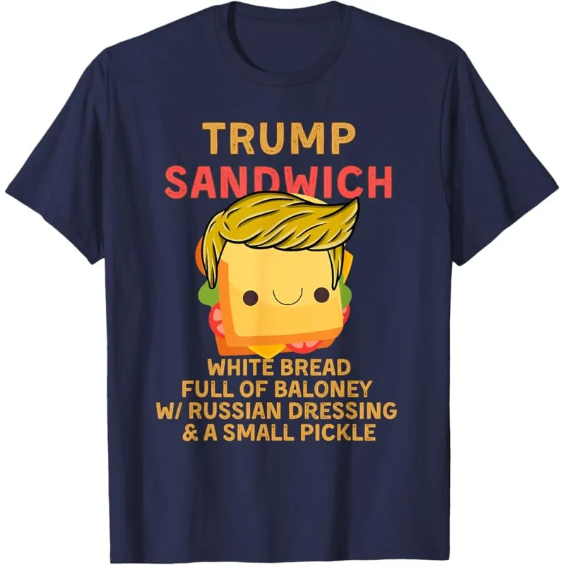 Camiseta engraçada da eleição do sanduíche Trump 2024