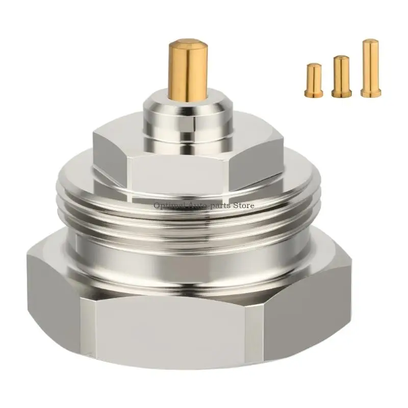  Stable Engine Cooling Solution Brass Radiator Valves Adapter Thermostatic Radiator Adapter for Improved Heat Dissipation