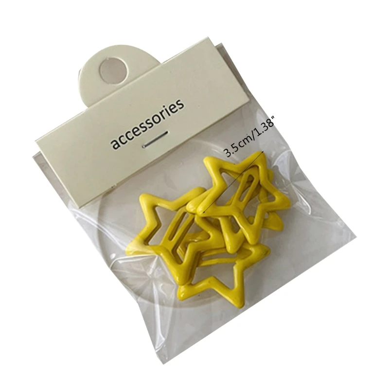 5 Stuks Leuke Star Haar Clip Set Mooie Haarspelden Combinatie Haarspelden Voor Haar Leuke Haarspelden Y2K meisjes