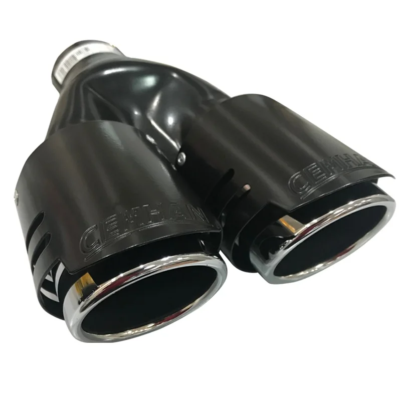 Double chrome exhaust tip/EGUC443C Car Interior and Exterior parts Auto Accessories