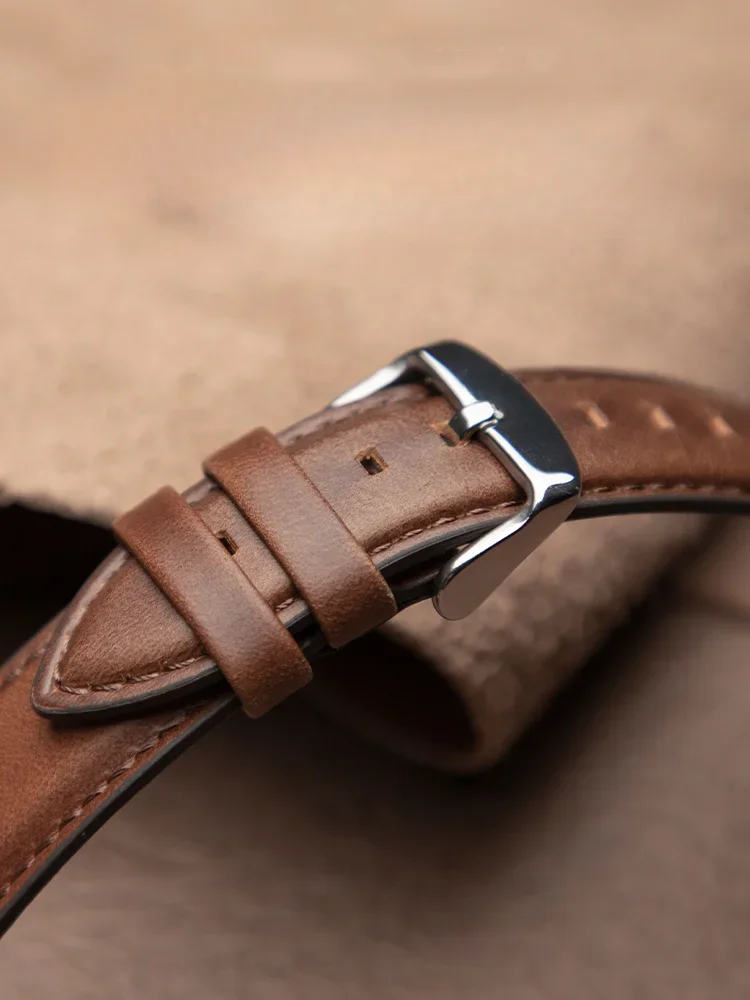 Classic Cowhide Genuine Leather Men Women Stainless Steel Buckle Watchbands for DW Daniel Wellington Waterproof Soft Watch Strap
