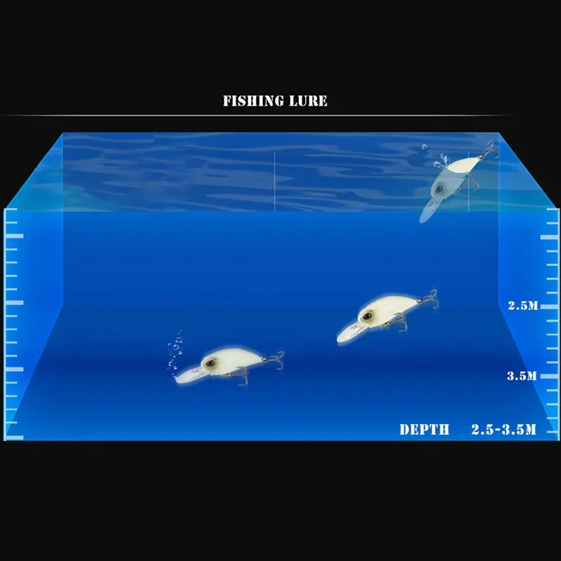 Crankbait الصيد إغراء 2 قطعة 87 مللي متر 15.5 جرام الاصطناعي الطعم الثابت المياه المالحة الغوص العميق Wobblers Jerkbaits صيد السمك كرنك الطعوم