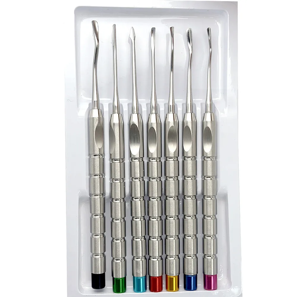 7Pcs Titânio Dental PDL De Raiz Luxante Dente Minimamente Invasivo Ferramenta Odontológica Precisa