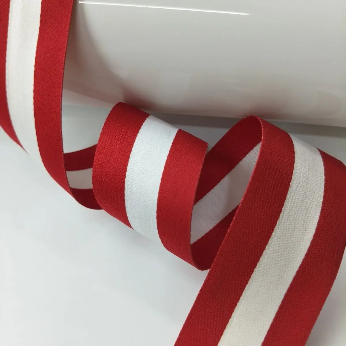 4Cm wide non-elastic stripe clothing accessories encrypted webbing twill intercolor DIY clothing side gift belt widening strip