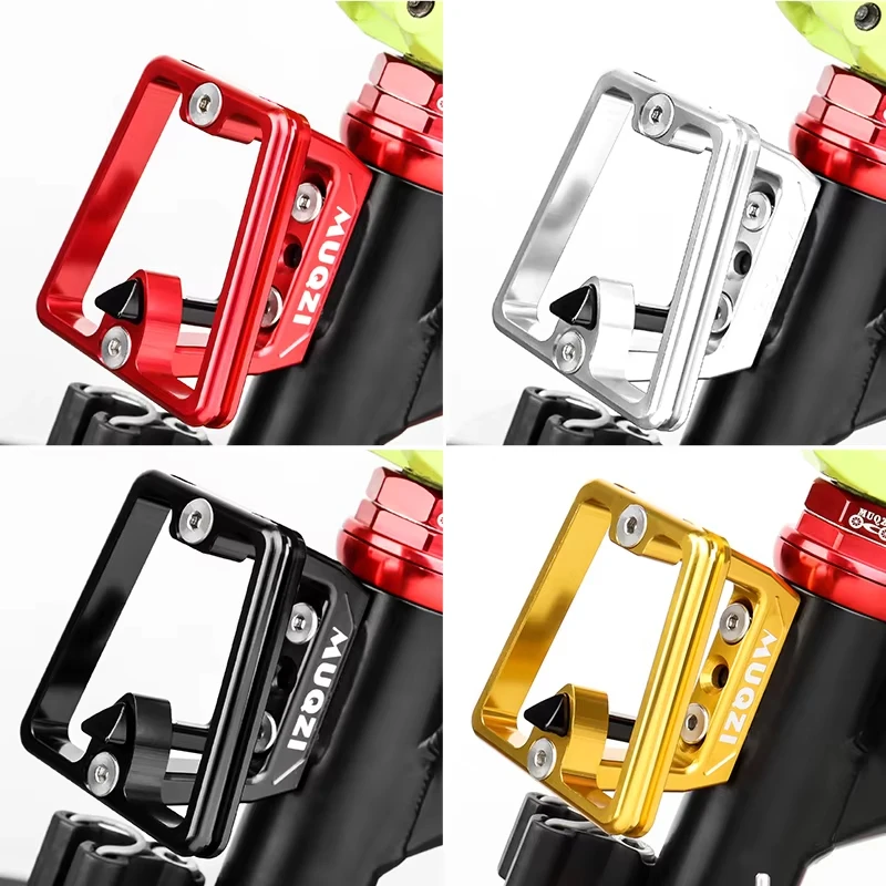 

Bicycle Front Bracket Holder Aluminum 3-Hole Folding Bike Front Bag Carrier Mount Adapter Holder Block Bracket