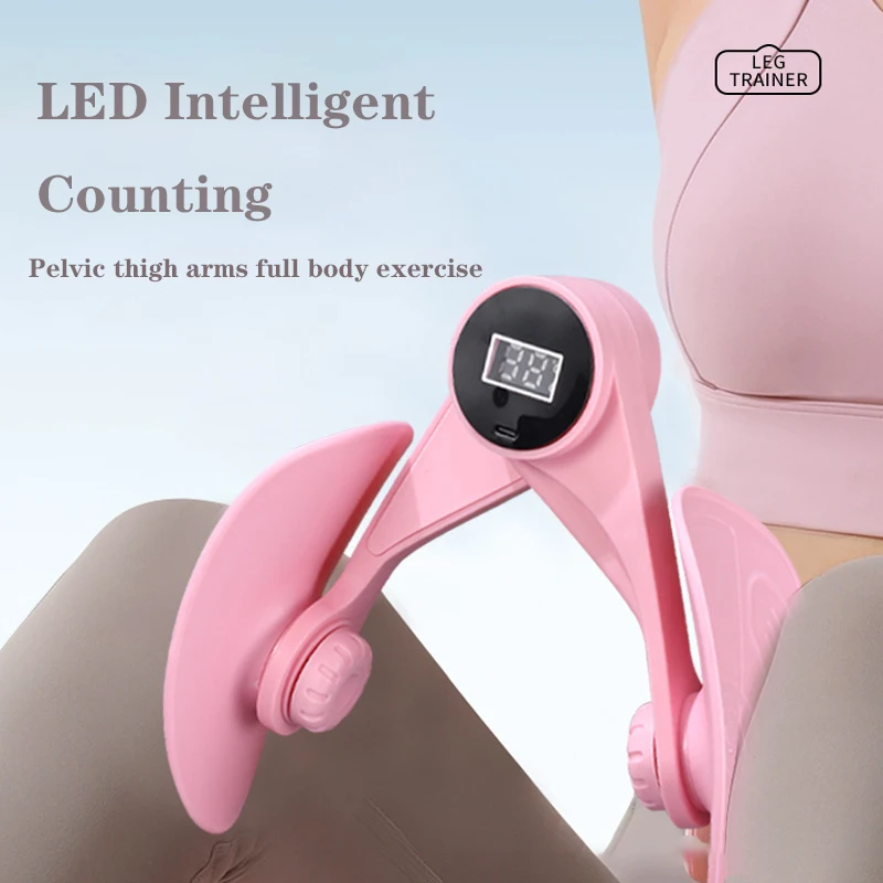 

Multi-Functional Beauty Leg Device Pelvic Floor Muscle Trainer Postpartum Repair Leg Clamps Can Be Counted Trainer Leg Clamps