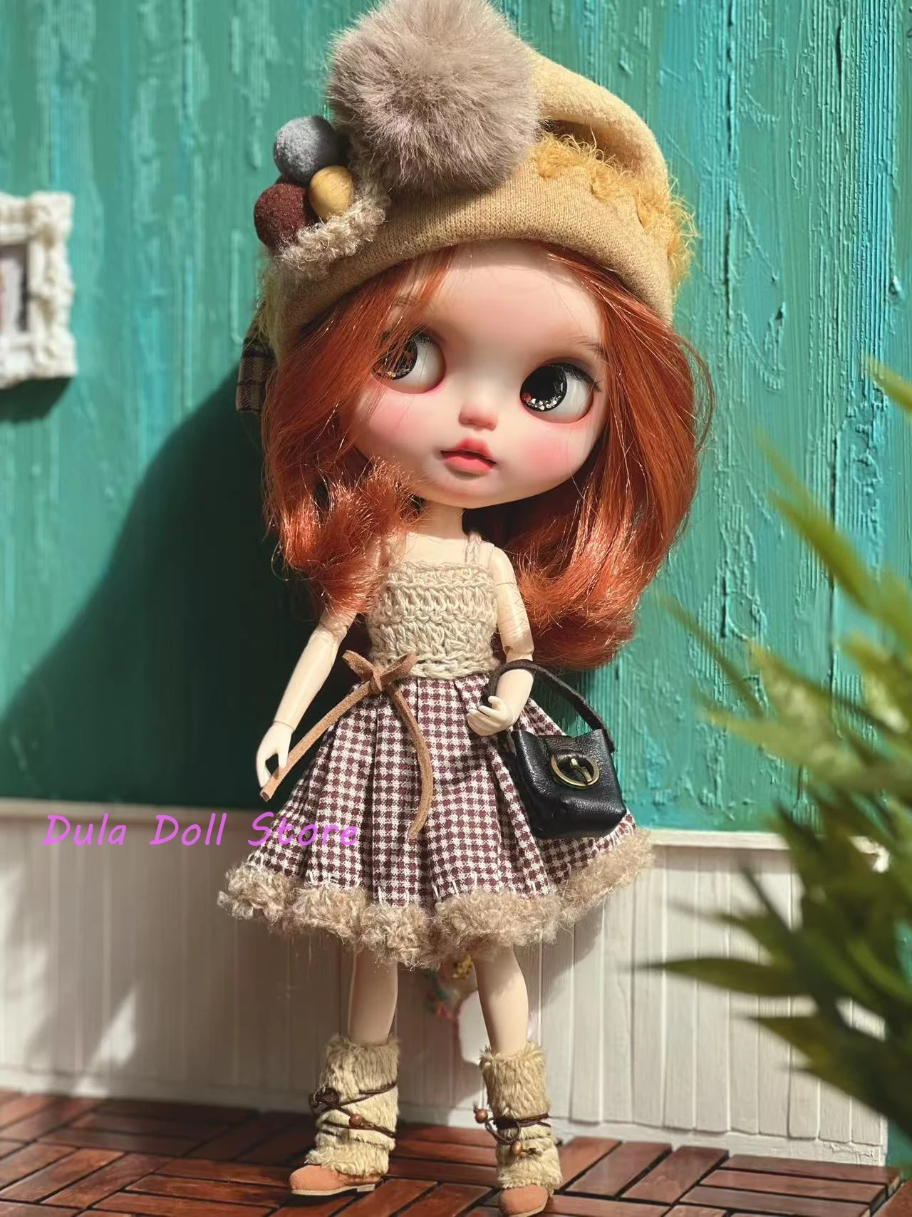 Dula poppenkleertjes jurk 2025, prinsessenstijl korte rok poppenset Blythe Landoudou Landazz ob24 ob22 Azone Licca ICY Bjd pop