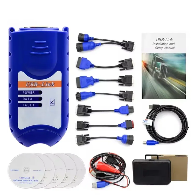 Heavy Duty 125032 Diesel Truck Interface Diagnostics Blue tooth Tool for For NEXIQ Truck Scanner Diagnostic USB Link 2