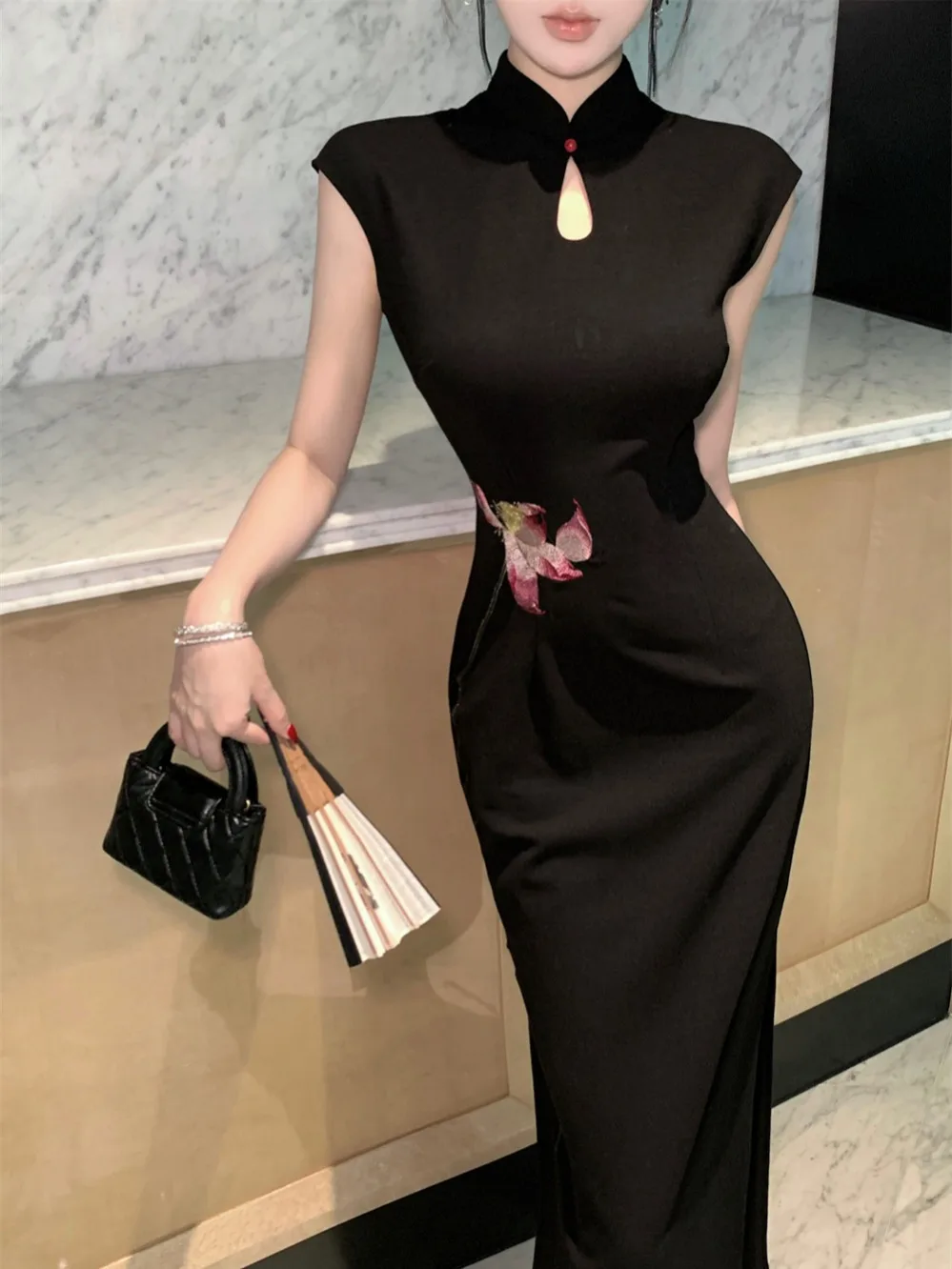 

New Chinese Sle National Trend Improved Dr Design Sensation Small ence High Level Aosphere Lady Wind Wra...