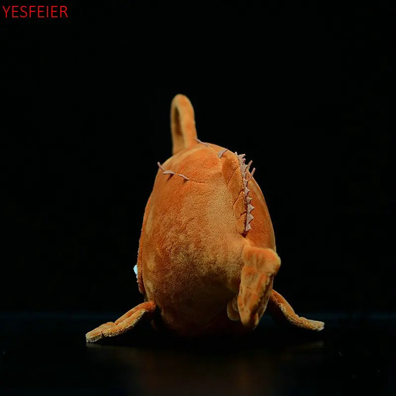 Soft Realistic Lantern Fish Plush Toy Simulation Monkfish Cute Lophiiformes Ocean Animal Doll Birthday Gift For Kids