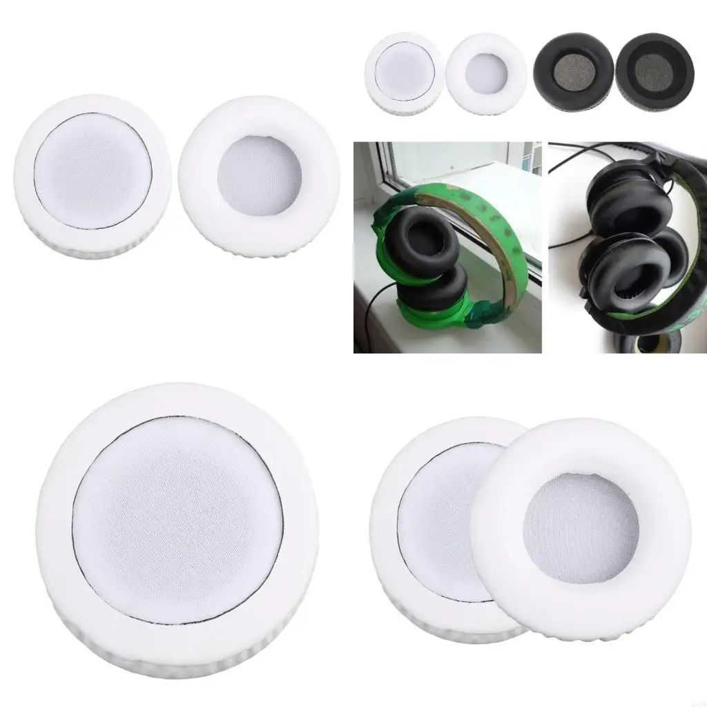 1pair Comfortable Earpads for Kraken Gaming Headset Earmuffs Memory Foam Cover Headphone Ear Pads