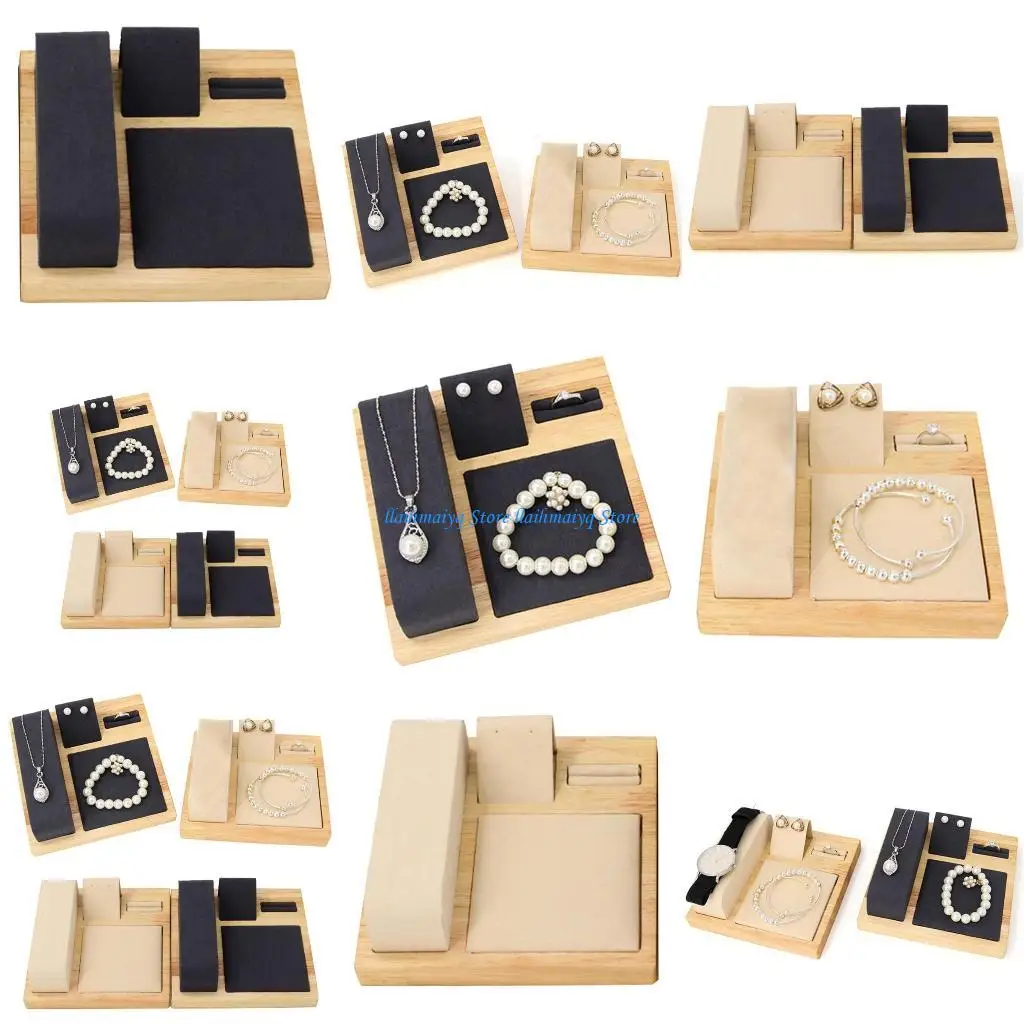 

573B Space Saving Jewelry Storage Tray Elegant Display Rack for Accessory