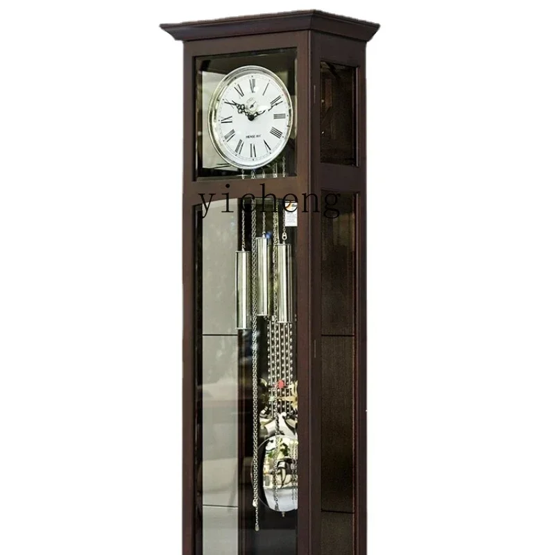 

European Style the Grandfather Clock Living Room Modern Minimalist Large Clock Mechanical Floor Clock