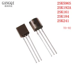 10PCS 2SK596S 2SK192A 2SK161 2SK184 2SK241 TO-92 Regulator Tube Triode Transistor TO92 New In Stock