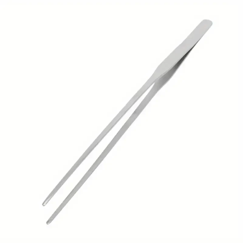 48cm Stainless Steel Aquarium Tweezers Pliers Fish Tank Plant Aquascape Tools Straight Curved Forceps Clip Aquatic Feeding Tongs image 6