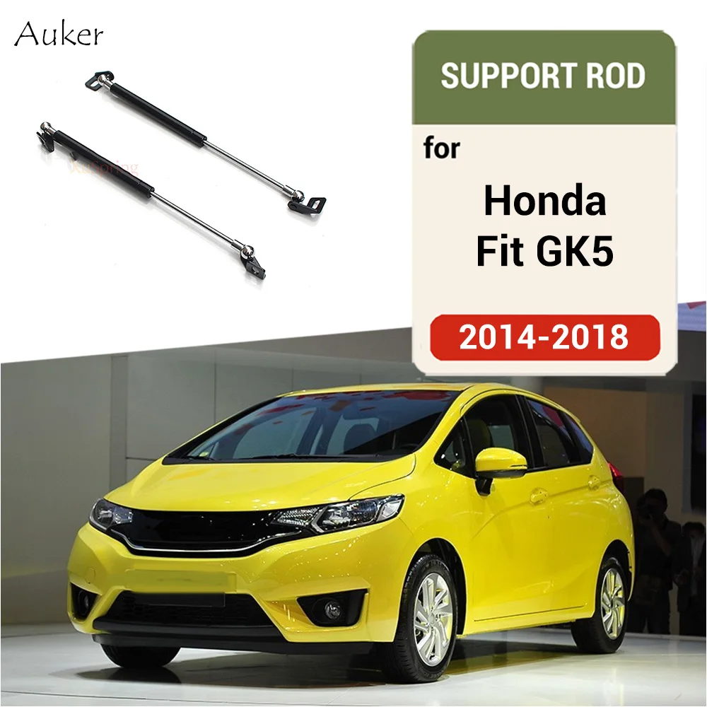 Na lata 2014 2015 2017 2018 Honda FIT GK5 Wspornik maski silnika hydraulicznego Pręt rozporowy Podnośnik sprężynowy Wspornik amortyzatora Stylizacja