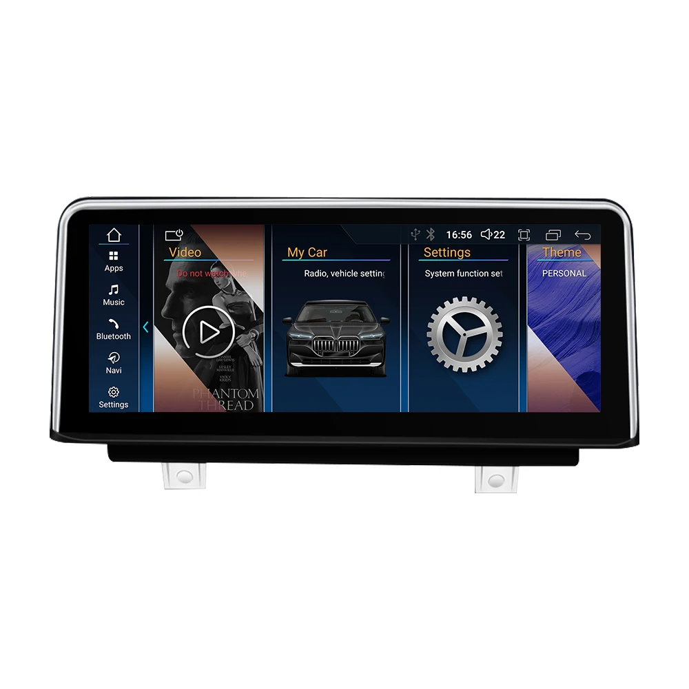 10.25/12.3 Inch Carplay Car Audio Player Radio Android Auto Screen X5 F15 X6 F16 2014-2017 Nbt Evo Head Unit