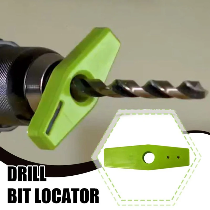 Drill Hole Position Light Locator Plastic Drill Guide Light Locator No Blocking Viewing Drill Bit Hole Punching Light Locator