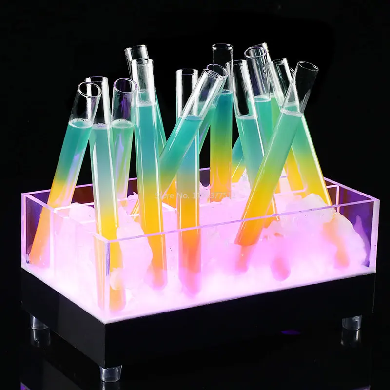 1/2PCS Test Tube Cocktail Glass Set  Bar KTV Night Club Home Party Shot Glasses Tipsy Holder Wine Cup