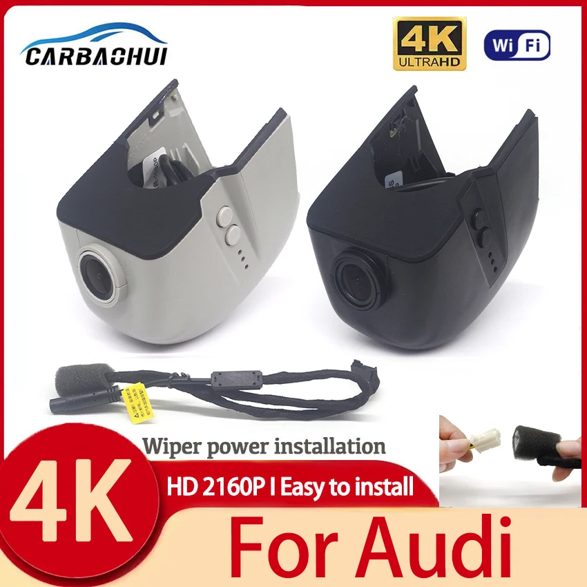 

For Audi S4 a4 b8 A6 C7 A1 A3 A5 Q3 q5 8r 2013-2015 4K Dash Cam for Car Camera Recorder Dashcam WIFI Car Dvr Recording