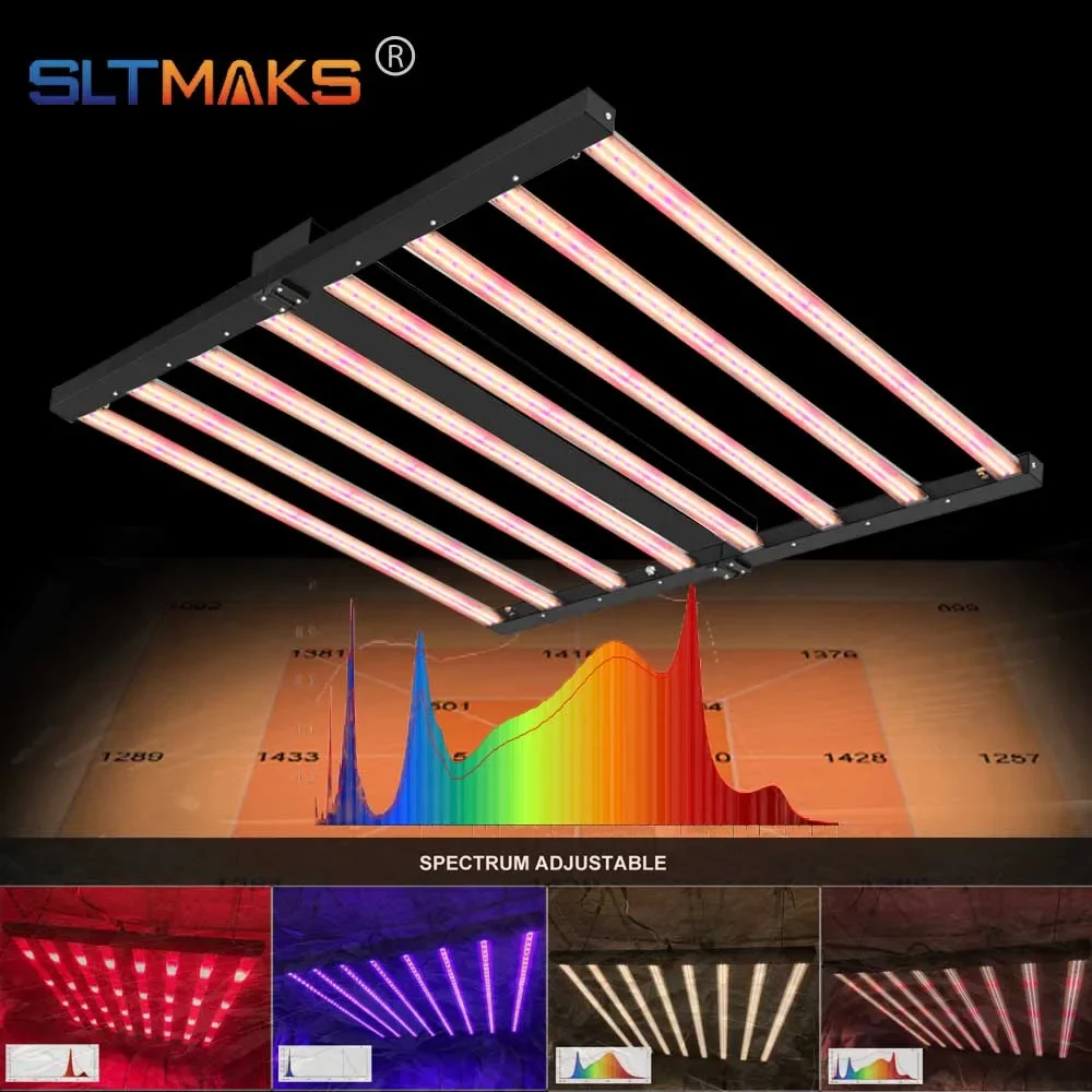 US Stock PPFD 2800 Umol/S Led Grow Lights 1000W Yields Up To 4Lb Full Spectrum Uv Ir Independent Control Lm301H Grow Light 800W