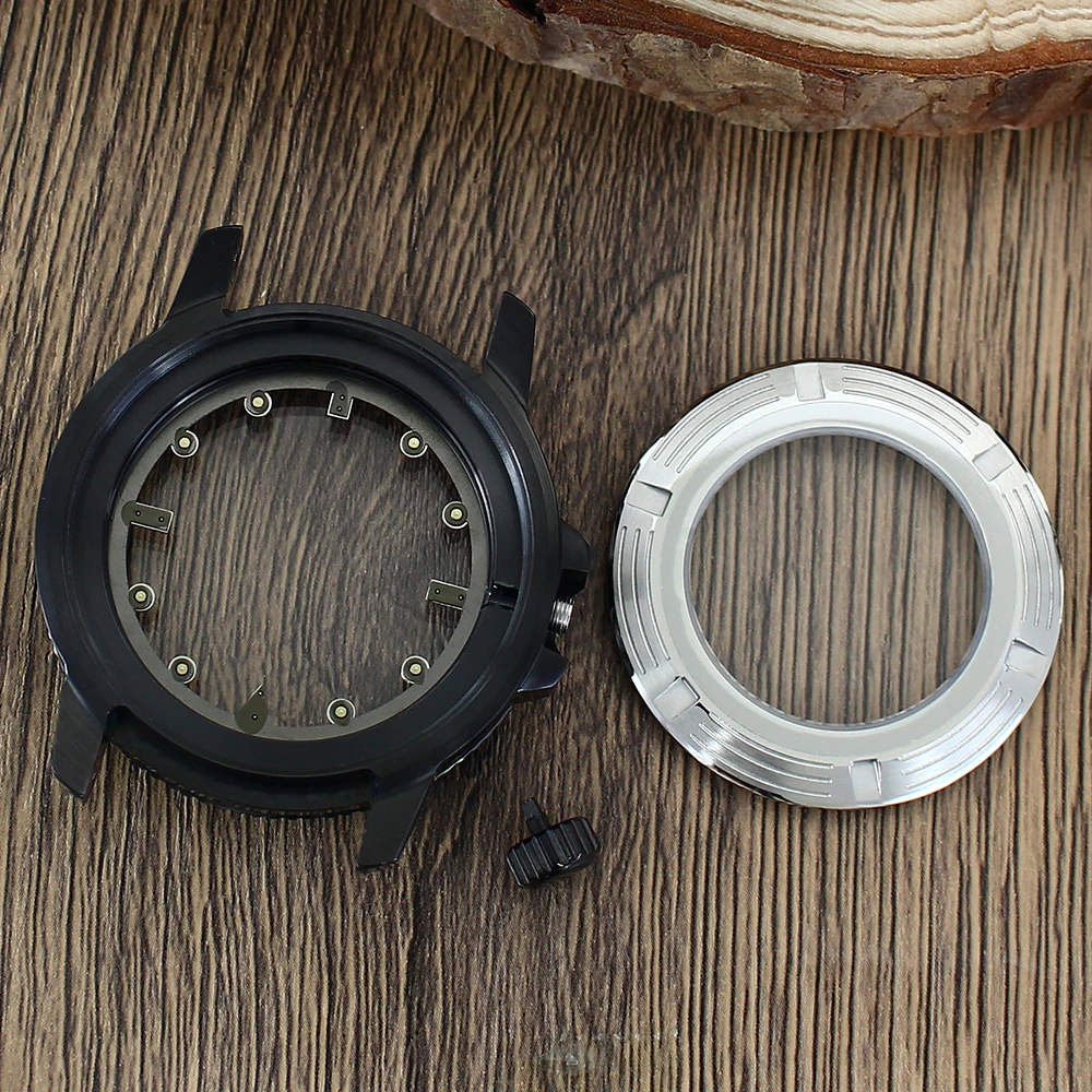 42.5 مللي متر الرياضة الغوص ساعة حافظة ساعة اكسسوارات 316L أجزاء الفولاذ المقاوم للصدأ ل Seiko Nh35 Nh34 Nh36 Nh38 حركة 30.5 مللي متر الطلب