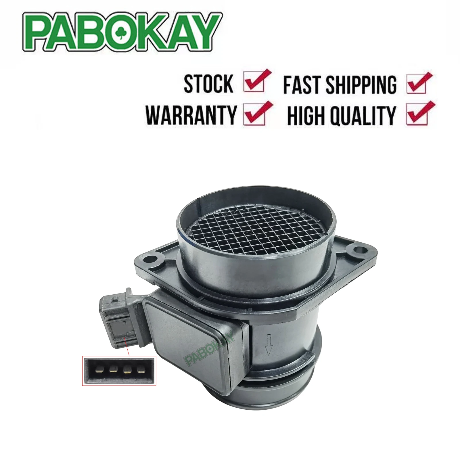 

1 Unit x For Renault Laguna I VOLVO S40 V40 97-01 7700105010 Mass Air Flow MAF Sensor 5WK9615 7516029 8ET009142041 7700105010