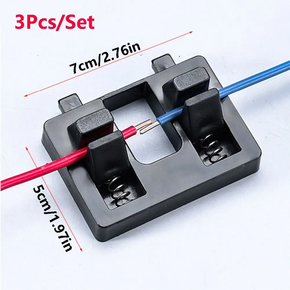 3Pcs Spring Clamp Welding Wire Fixture Easy To Disassemble Multi-function Motherboard Soldering Repair Tool Wear-resistant