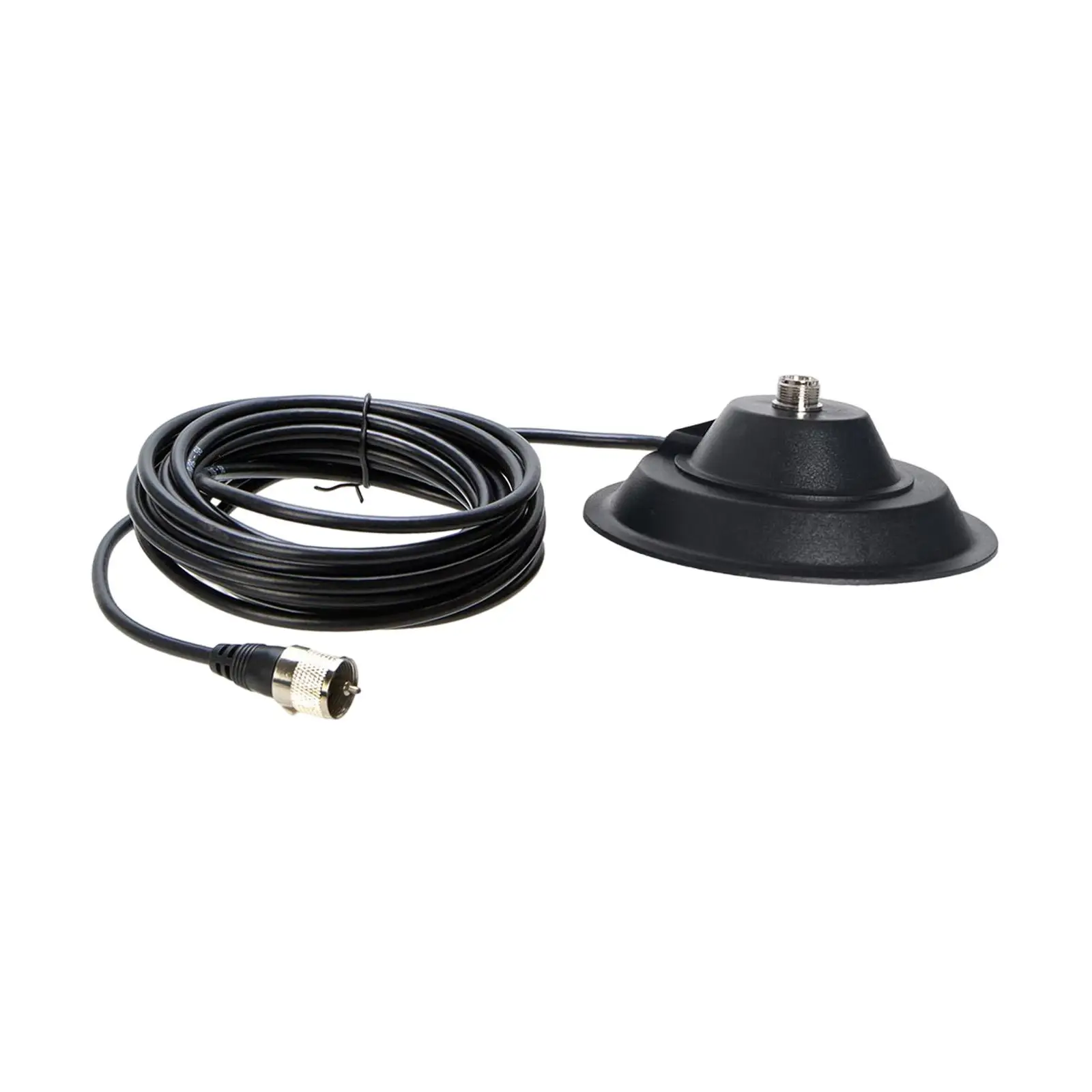 Magnetic Mount Base 12cm Black PL-259 Plug for KT-7900D Mobile Radio Antenna