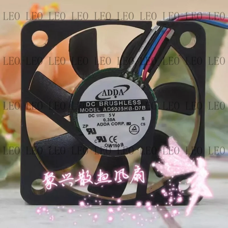 

SS For ADDA AD5005HB -D7B 5015 5V 0.30A 5CM 4-wire PWM cooling fan