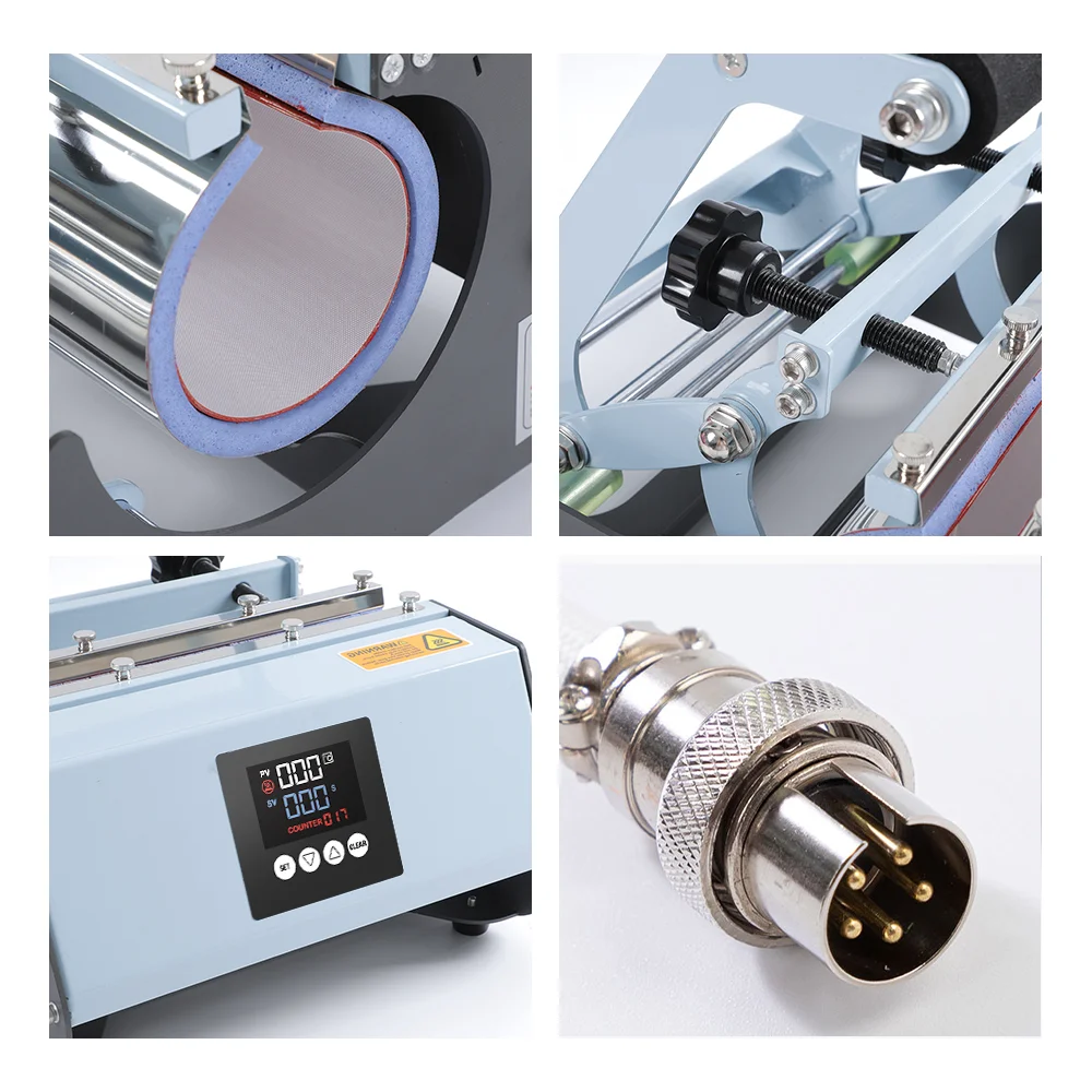 Riscalda velocemente e uniformemente sublimazione 30 once tazza tazza bicchiere pressa di calore macchina V3.0 per bottiglia di alluminio