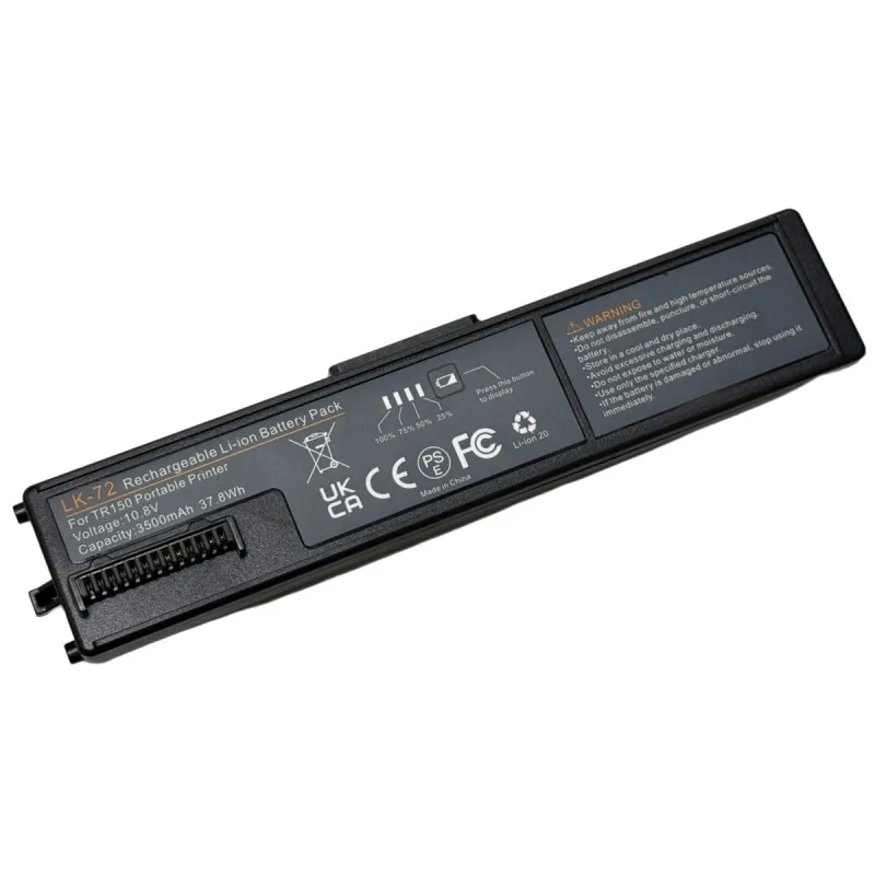 Replacement Battery for Canon LK-72 Battery Compatible with PIXMA TR150 Wireless Portable Printer