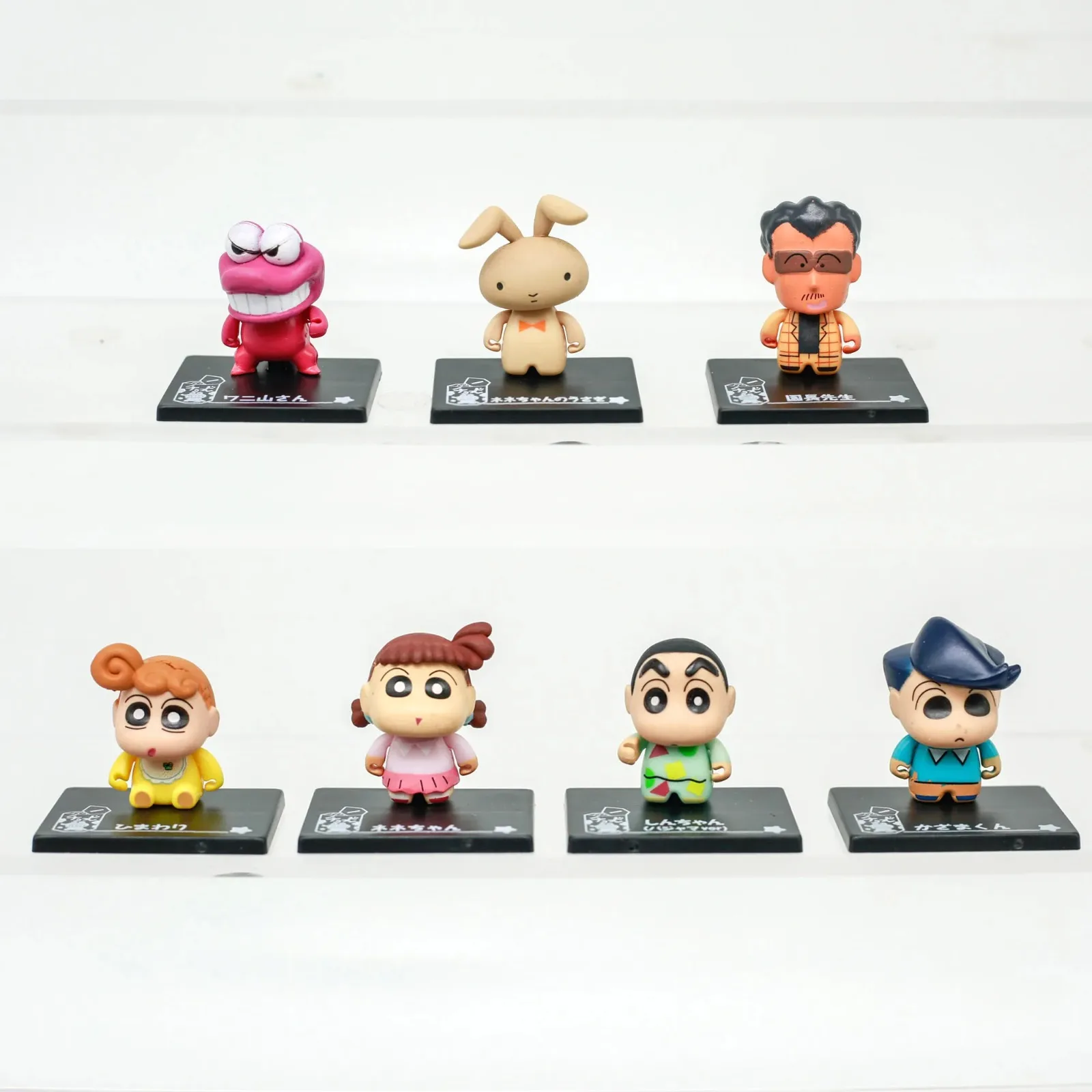 

Crayon Shinchan Gacha Capsule Toy Kindergarten Childhood Edition Figurine Desk Decor Mini Figures Collection Boys Girls Gifts