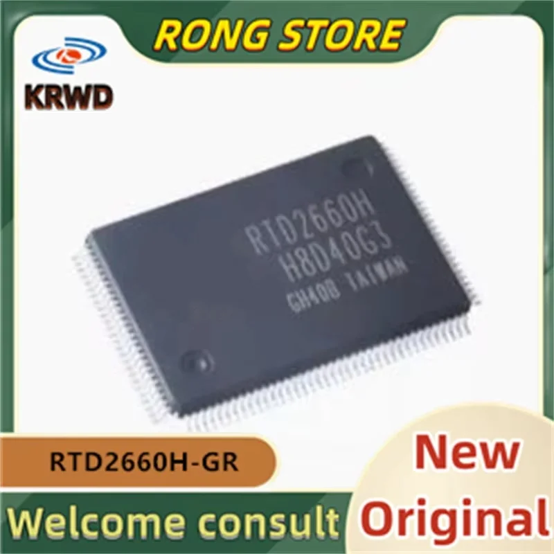 5PCS RTD2660H New and Original Chip IC RTD2660H-GR QFP-128 LCD TV motherboard driver