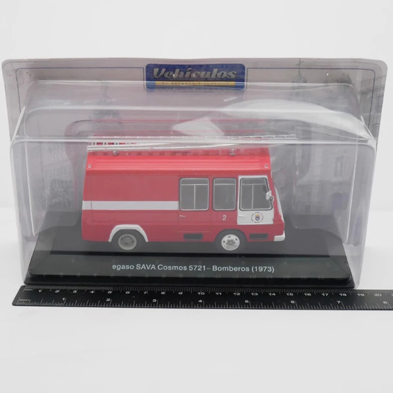 IXO Diecast escala 1:43 SAVA 1973 motor de bomberos modelo de vehículo de aleación colección de simulación terminada decoración regalo pantalla estática