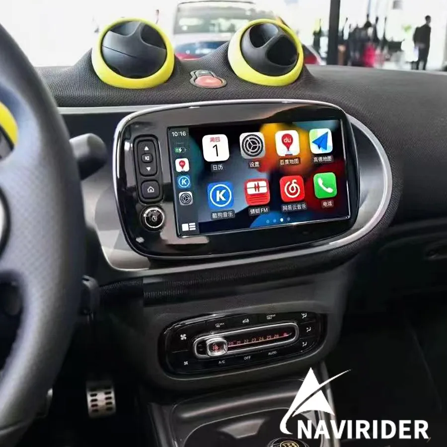 

Автомобильный радиоприемник с 8-дюймовым экраном Android 15 для Mercedes Benz Smart 453 Fortwo 2014-2020, мультимедийная навигация, GPS, Bluetooth, авто Carplay