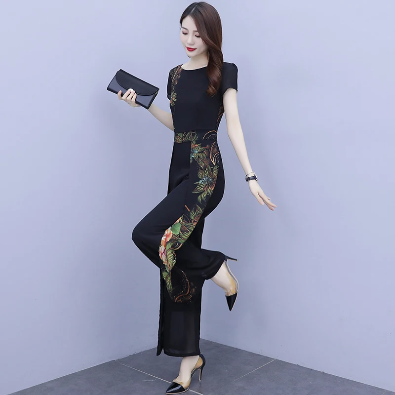 

Faionable Fake Two-Piece Set Women's Summer Clothes 2026 New Spring Small Size Internet Celebri Street Sle Wide Leg Pan...
