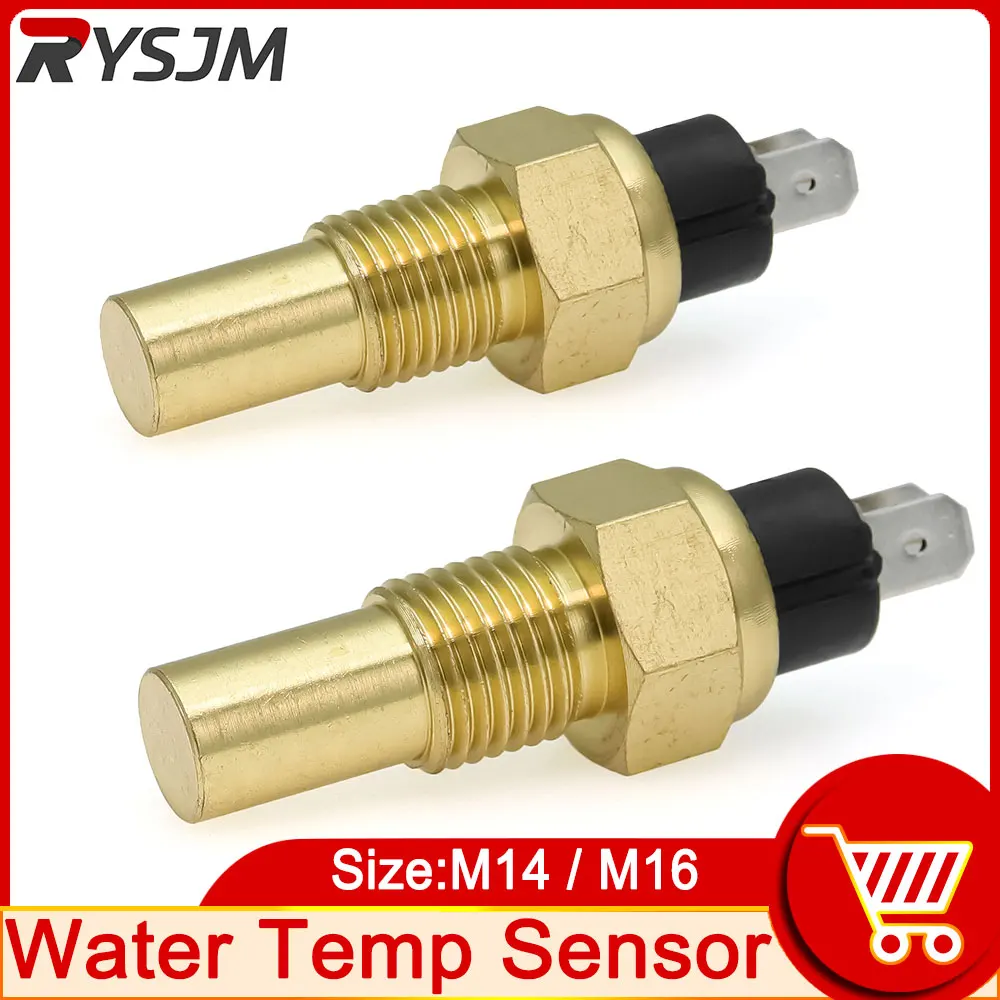 1p Water Temperature Sensor M16  M18  Sender Temp Sensor 310~22ohm Car Meter Sender Unit Water Temp Gauge Truck Marine Engine