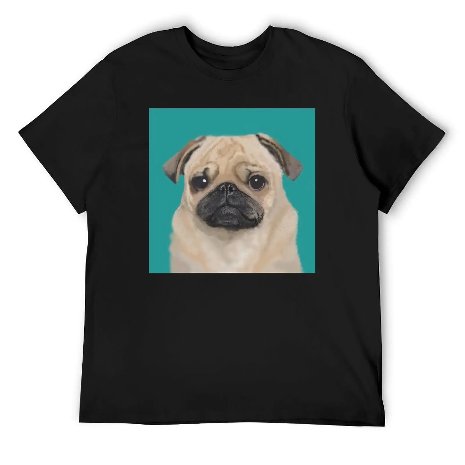 

Pug T-Shirt quick drying new edition tees valentines clothes Short sleeve tee men