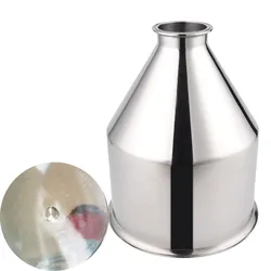 20Lbrewing Hopper Vloeibaar Poeder Doseren Feeder Hygiënische Tri Clamp Ferrule Roestvrijstalen Hopper Sanitair