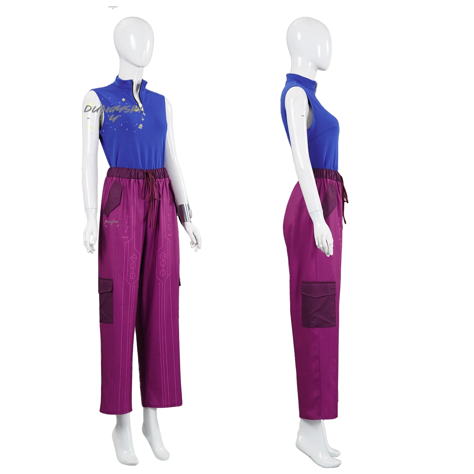 أزياء الكسالى التأثيرية للنساء والفتيات ملابس فيلم مصاصي الدماء أديسون فجر ملابس تنكرية بدلة الهالوين كرنفال